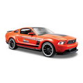 7"x2-1/2"x3" Ford Mustang Boss 302 Die Cast Replica Sports Car Full Color Logo